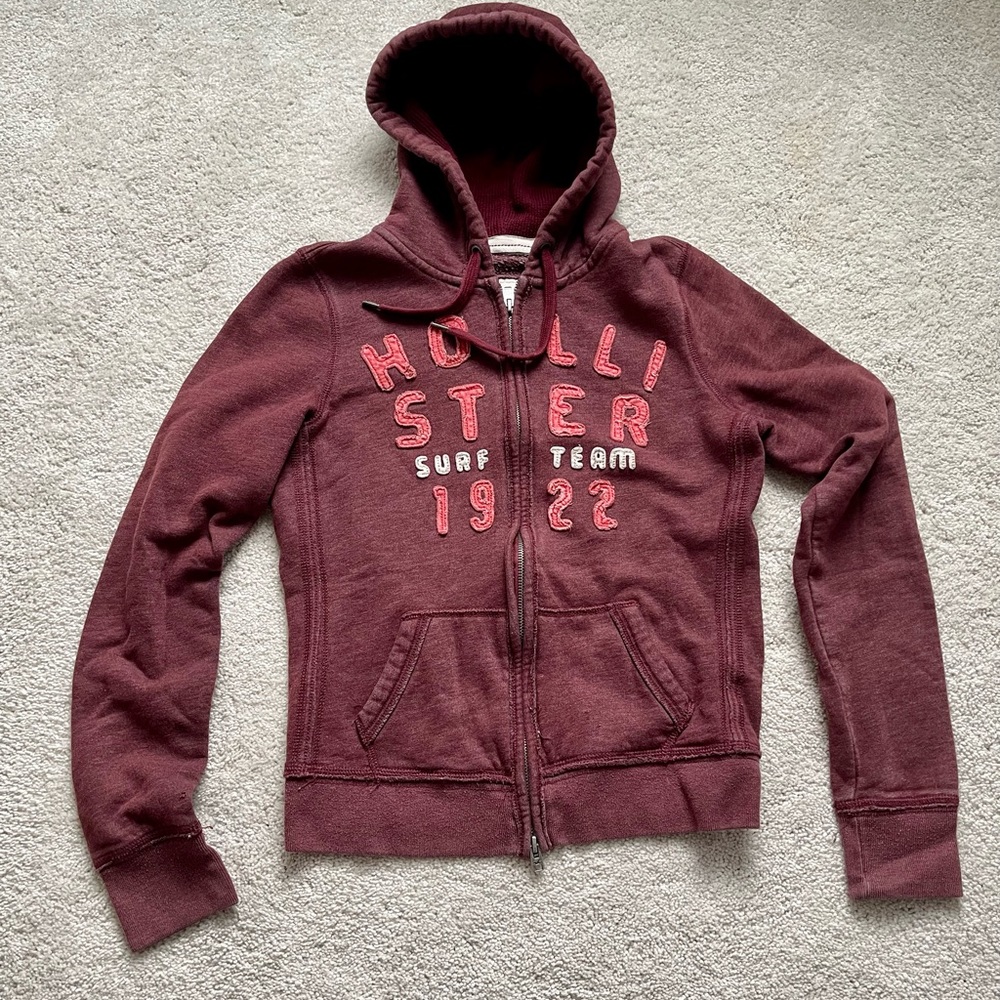 Vintage Hollister Zip Up Hoodie